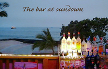bar at sundown